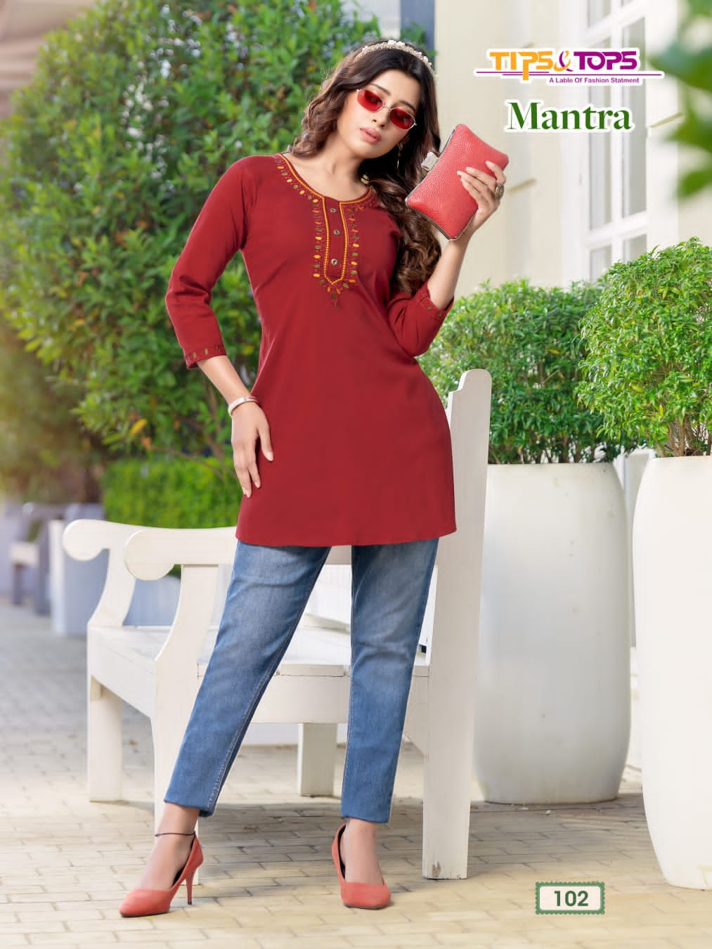 MANTRA Tips & Tops Regular Wear Wholesale Ladies Top Catalog